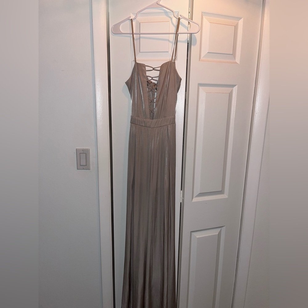 Beige Jumpsuit